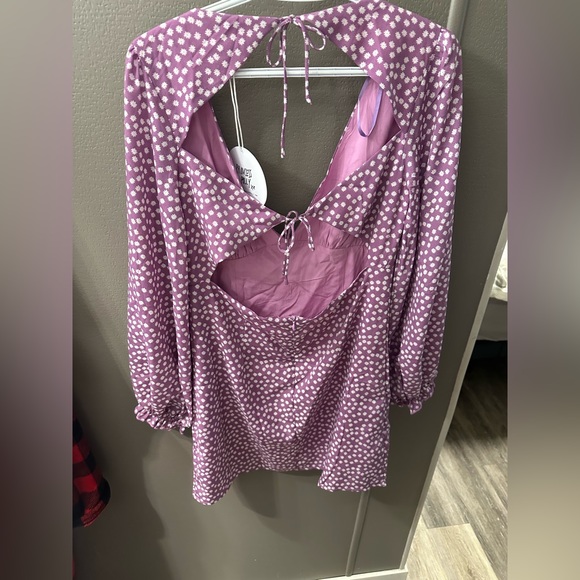Princess Polly Abbie Mini Dress Purple US 8/AU 12 - Picture 5 of 7